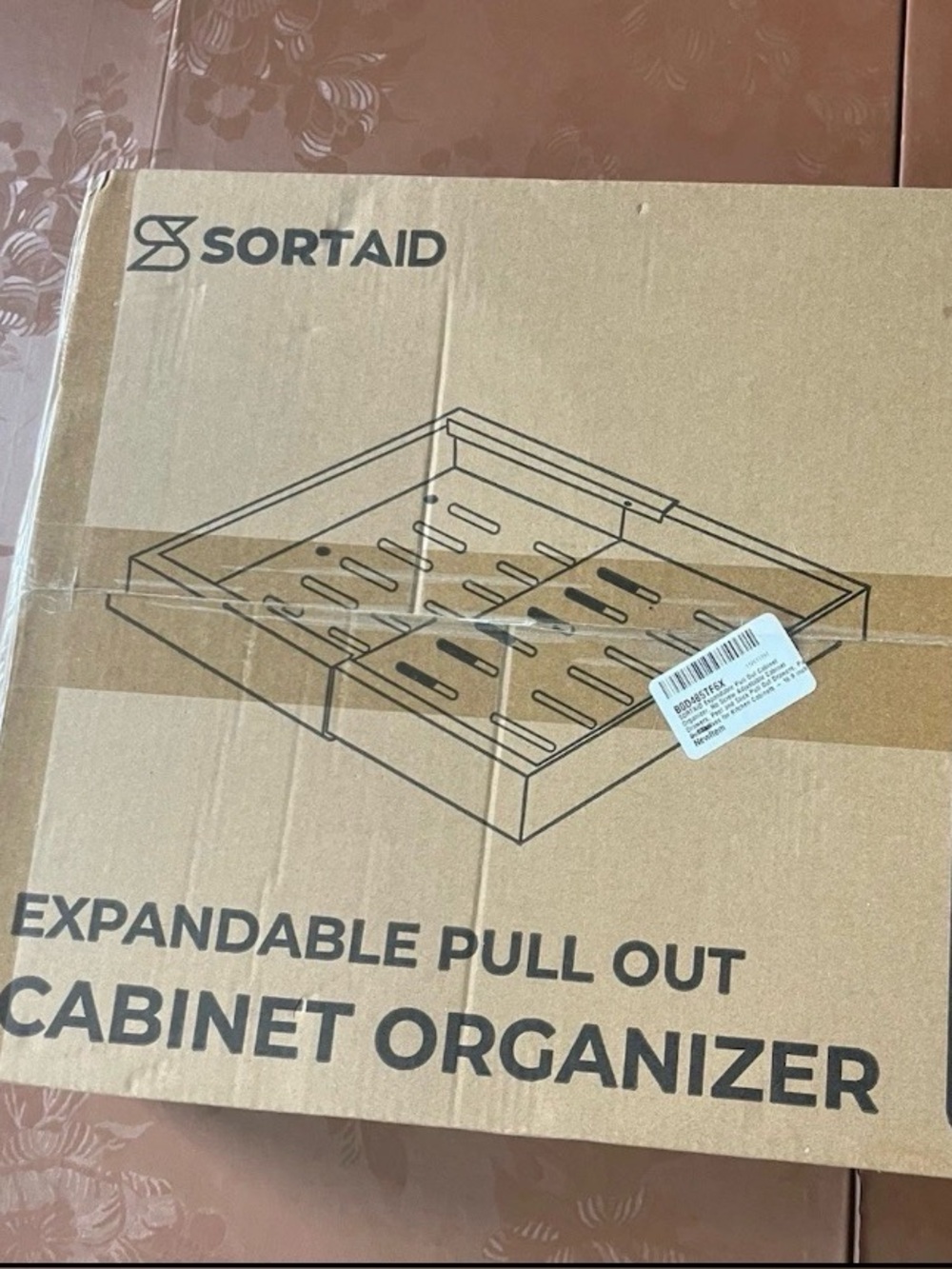 Sortaid: Black Expandable Pull-Out Closet Organizer nwt
